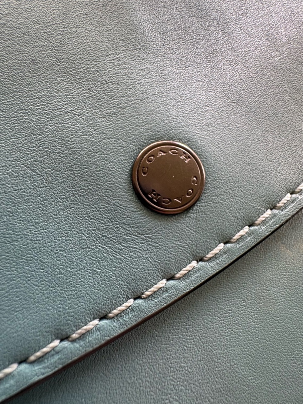 Coach 1941 Blue Clutch Wristlet - Picture 7 of 13